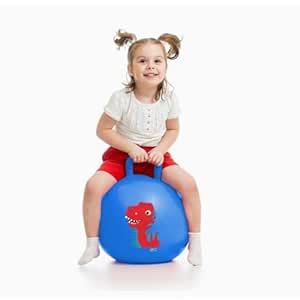 Kids' Blue Dinosaur Hopping Ball, 45 cm Diameter : Amazon.in: Toys & Games