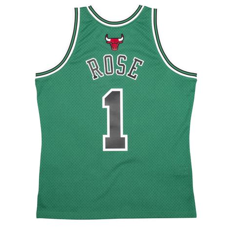 Mitchell & Ness Chicago Bulls NBA Swingman Jersey Derrick Rose kelly ...