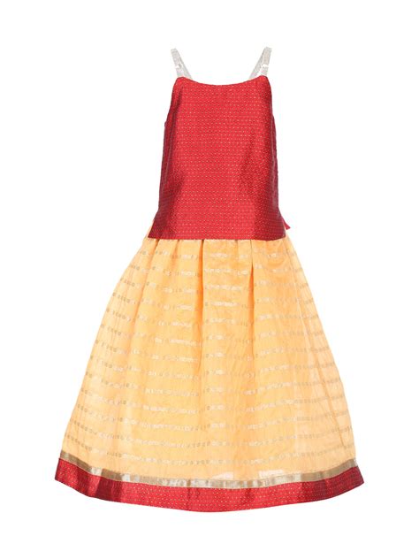 Red Spaghetti Lehenga – A Little Fable