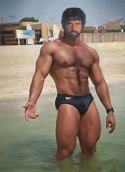 Hairy russian muscle