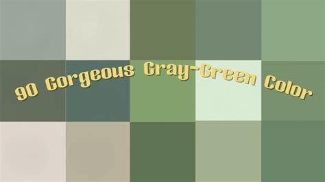 Grey Green Color