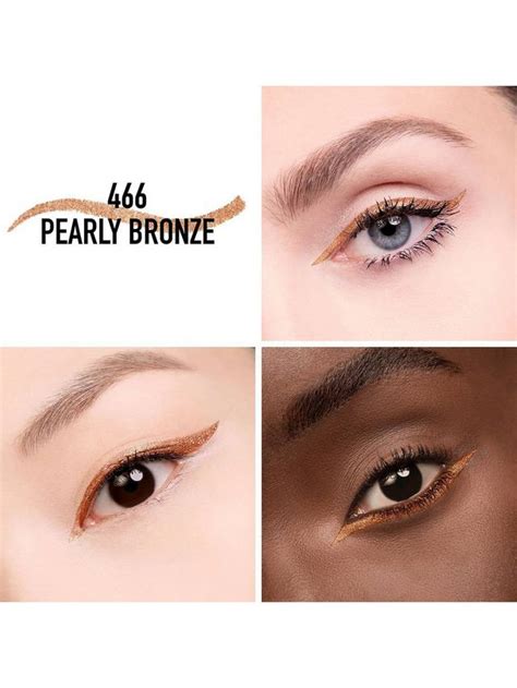 DIOR Diorshow 24H Stylo Waterproof Eyeliner, 466 Pearly Bronze