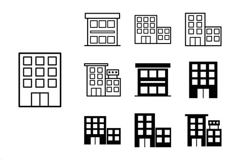 Building Icon Set 的图像结果
