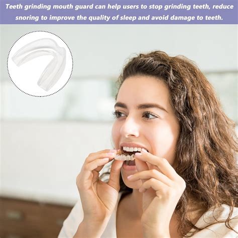 TYVOM 4Pcs Mouth Guards - Anti Snore, Teeth Grinding, Sleep Apnea Relief | Adults & Kids ...