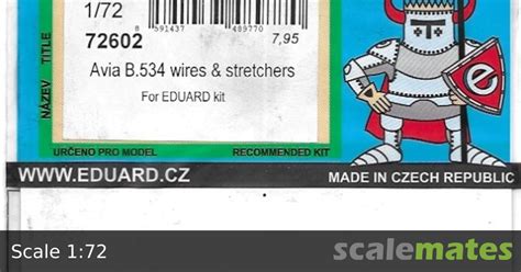 Avia B.534 wires & stretchers, Eduard 72602 (2015) - Marketplace
