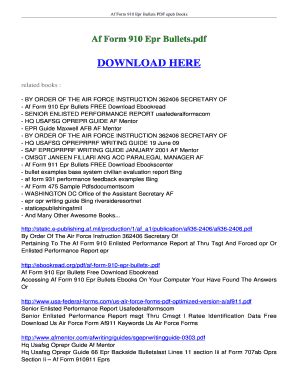 Epr Bullets - Fill Online, Printable, Fillable, Blank | pdfFiller