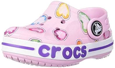 Crocs Unisex-Child Bayaband Clog Ballerina Pink Clog - 9-10 Years, 3 UK ...