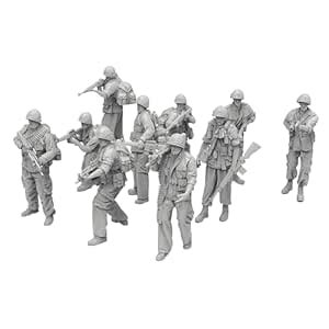 Buy VELURA 10 Pieces Soldier Models 1:35 Miniature People Figurines for ...
