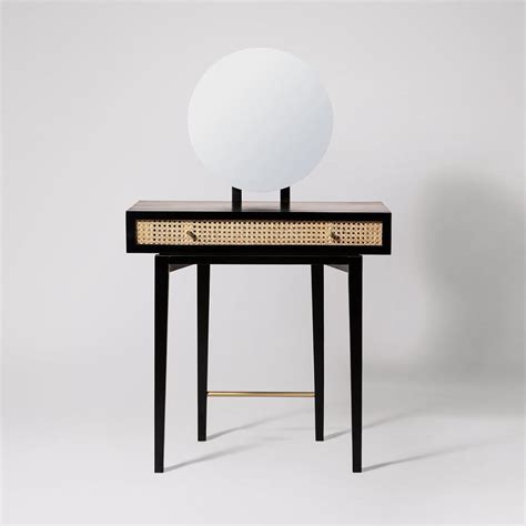 House of Woodworm | Raphia Dressing Vanity Table | Solidwood Furniture