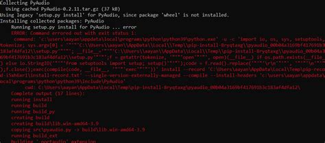 Image result for AttributeError Could Not Find PyAudio Check Installation