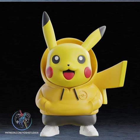 Urban Pikachu 4 & 6 inches – 3D Print Model STL Free Download – 3DSky ...