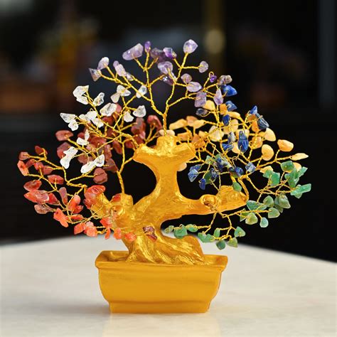 Seven Chakra Feng Shui Tree Perfect Gift -for Good Luck & Spiritual En ...