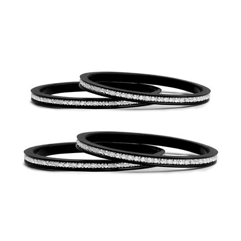 Buy Milan Jewellers 99.5% Pure Silver Multicolour Latest Bangles Set Of ...
