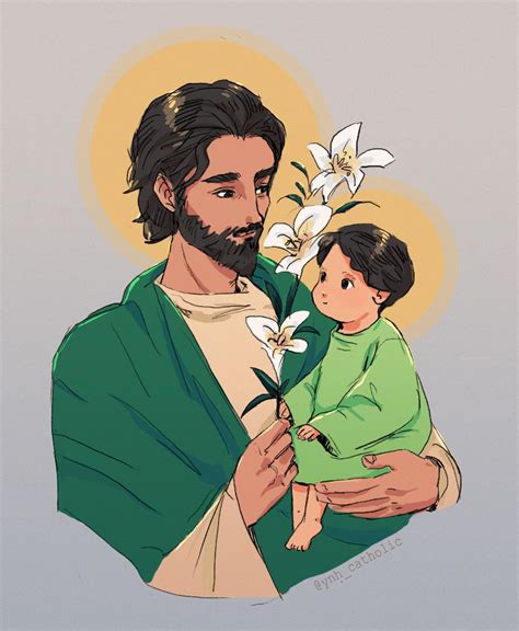 Happy Feast of St. Joseph :) (@ynh_catholic) : r/Catholicism