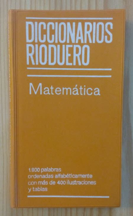 Diccionarios Rioduero. Matemática – Librería La Leona