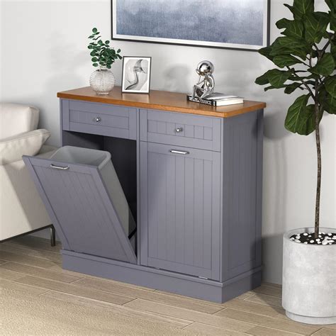 TOLEAD Tilt Out Trash Cabinet,Antique-Style Beadboard India | Ubuy