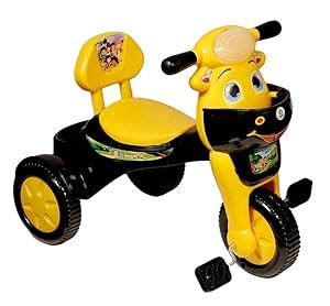 Funrise Baby Tricycle with Musical Horn and led Lights, with 2 Baskets ...