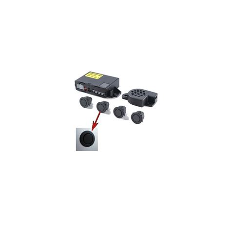 Kit Ricambio Sensori Parcheggio ActivePark 4/14 - 4 Sensori + Adattatori + Adesivi, Per Montaggio Interno