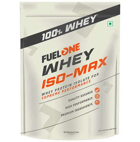 Buy Fuel One Whey Iso-Max Protein Isolate | No Added Sugar | Powder ...