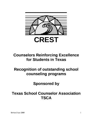 Recognition of outstanding school counseling programs Doc Template ...