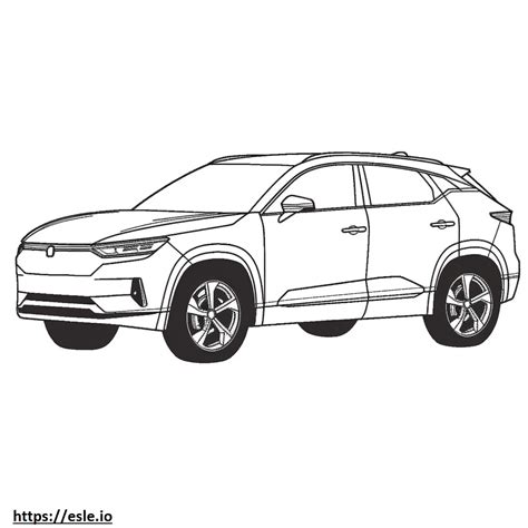 Honda HR-V FWD 2024 coloring page