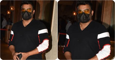 R Madhavan Stepped Out Wearing Balenciaga Speed Clear Sole Sneakers