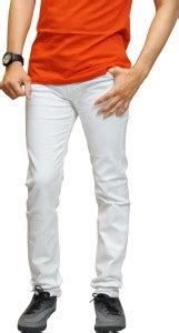 CALCIUM Slim Men White Jeans - Buy CALCIUM Slim Men White Jeans Online ...