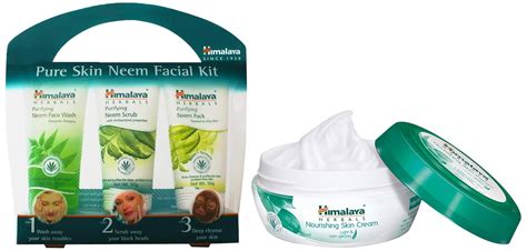 Himalaya Pure Skin Neem Facial Kit (Facewash 50ml, Scrub 50g & Face ...