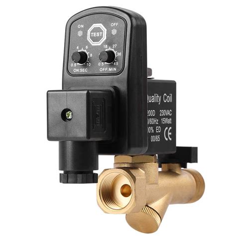 G1 / 2 DN15 Automatic Electronic Timed Drain Valve Air Tank Water ...
