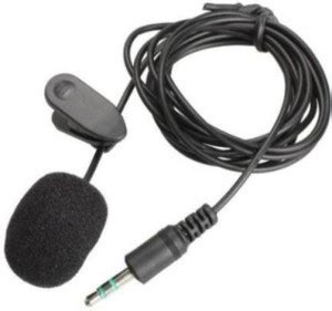 GUGGU MCD_603C Collar Mic 3.5mm Clip For Voice Recording Youtube ...