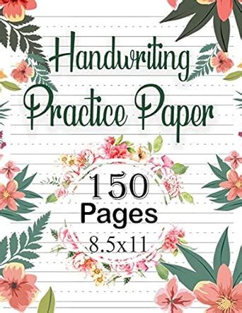 Handwriting Practice Paper: Basic Handwriting Practice Paper ages 3 to ...