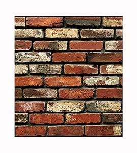 Univocean Modern Brick Style 3D Wall Poster, Wallpaper, Wall Sticker ...