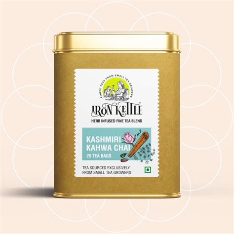 Kashmiri Kahwa Green Tea Online - High Grown Tea - Iron Kettle