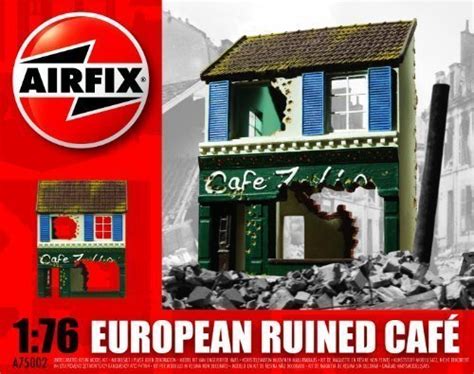 Buy Airfix A75002 French Ruined Cafe 1:76 Scale Unpainted Resin ...