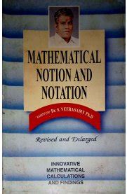 Routemybook - Buy Mathematical Notion And Notation by Dr.S.Veerasamy ...