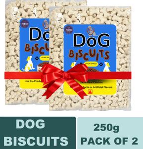 VJOY Milky flavor Oven Baked Crunchy Dog Brown Biscuits (250g, Pack of ...