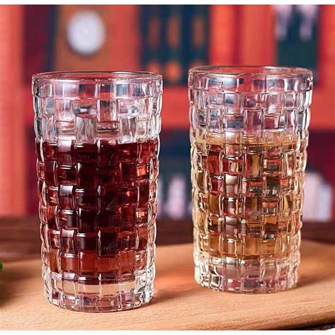 Buy INOVIQUE 300 ML Water Glass Tumbler Highball Glasses Clear Iced ...