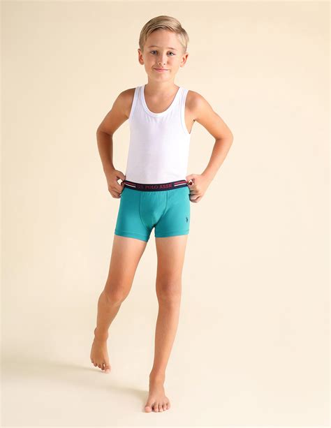 Buy Boys Mid Rise Cotton Spandex EKT02 Trunks - Pack Of 2 Assorted|U.S ...
