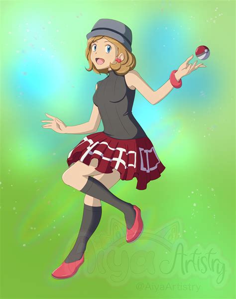 ArtStation - Pokemon Fan Art: Serena