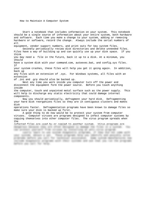 Image result for How to Maintain a Computer