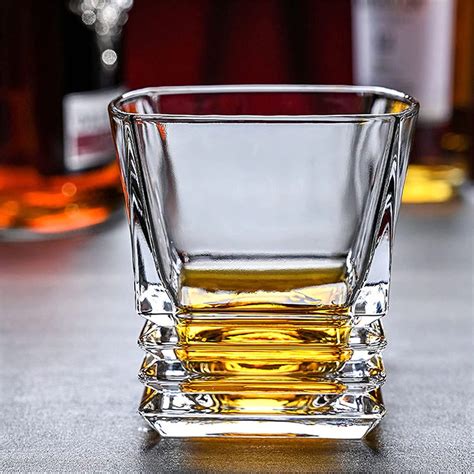 LUXURY SQUARE ROCK WHISKEY GLASS (Pack of 6) – Modern Yard Official