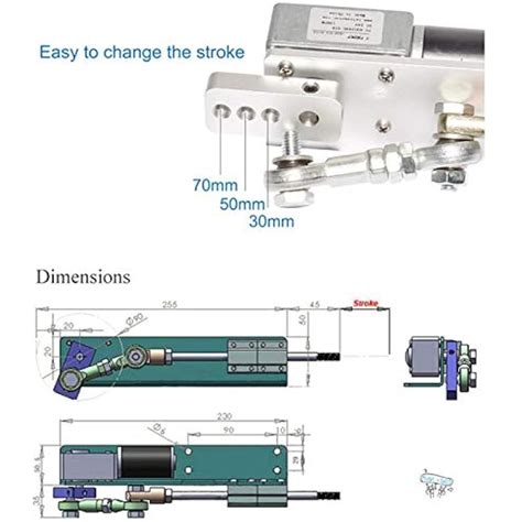 Bemonoc DIY Design DC 24V Linear Actuator Reciprocating India | Ubuy