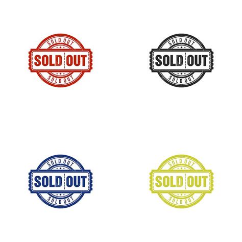 Sold Out Stamp Vector 的图像结果