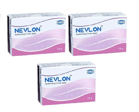 Buy Nevlon Moisturizing Cream Soap (PACK OF 3 * 75GM) Online at Low ...