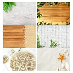 HomeArt 4 Sheet 2 in 1 Product Photography Backdrop 3D Flat Lay ...