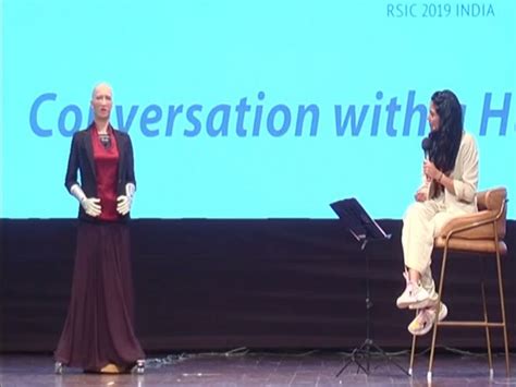 World's 'First robot citizen' in India; talks about climate change ...
