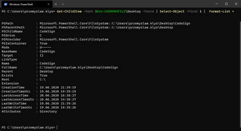 Image result for Get Metadata From File Windows PowerShell