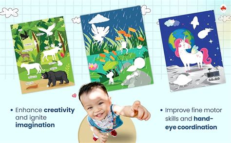 Buy Sticker Books (Set of 4 Books) - Fairy, Jungle, Words, Unicorn ...