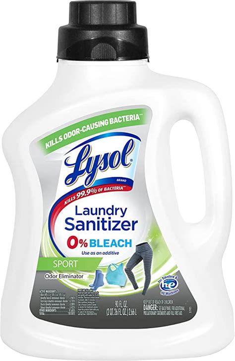 Buy Lysol Laundry Sanitizer Additive, Sport, malodor control technology ...