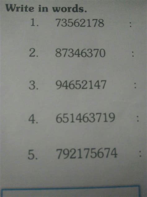 write in word , 73562178 - Brainly.in